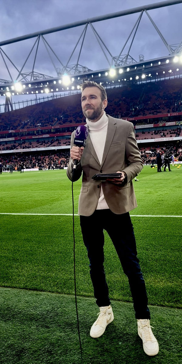 Martin Minha na Emirates stadium